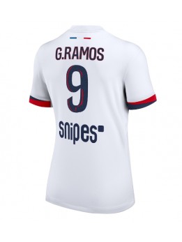 Paris Saint-Germain Goncalo Ramos #9 Replika Borta Kläder Dam 2025-26 Kortärmad